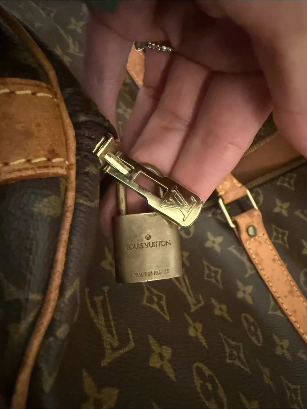 Authentic Louis Vuitton Keepall 55 Monogram Vintage 1995 Made in France